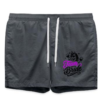 Équipe Bride Licorne - Short de bain - charbon - Devant - AI Model Male 185 light (185cm)