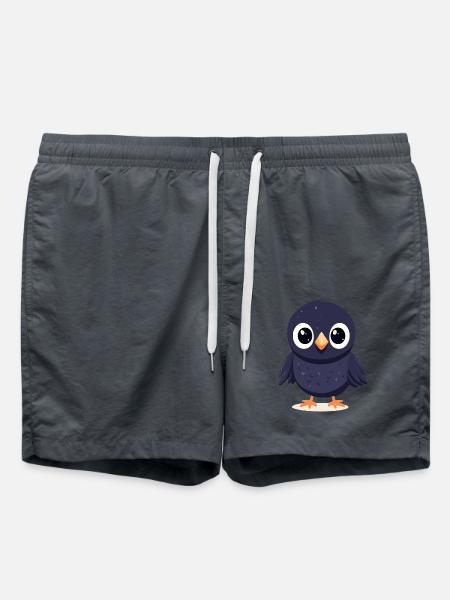 Little Raven - Swim Trunks - anthracite