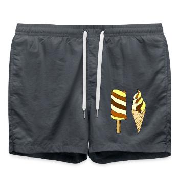 Glace - Short de bain - charbon - Devant - AI Model Male 185 light (185cm)