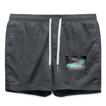 Voiture de sport Neon - Short de bain - charbon - Devant - AI Model Male 185 light (185cm)