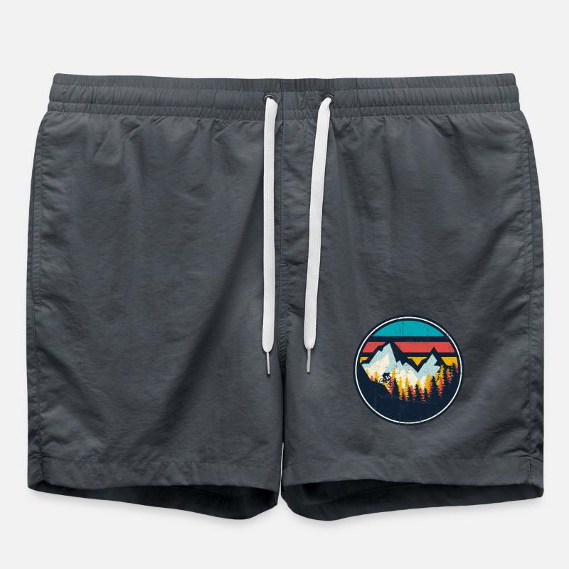 Mountain MTB Sunset Circle - Badeshorts - Anthrazit