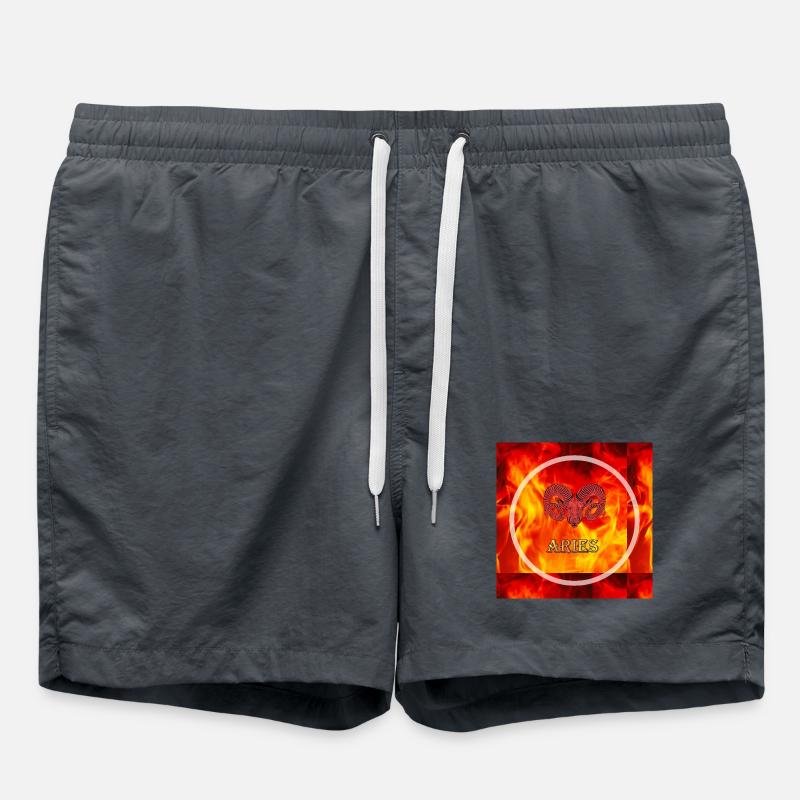 Widder - Badeshorts - Anthrazit