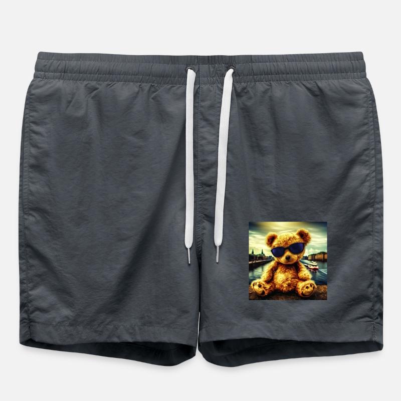 Teddy in Hamburg - Badeshorts - Anthrazit