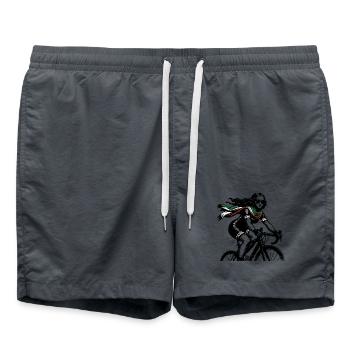 Cycling Mona Lisa - Badeshorts - Anthrazit - Vorne - AI Model Male 185 light (185cm)