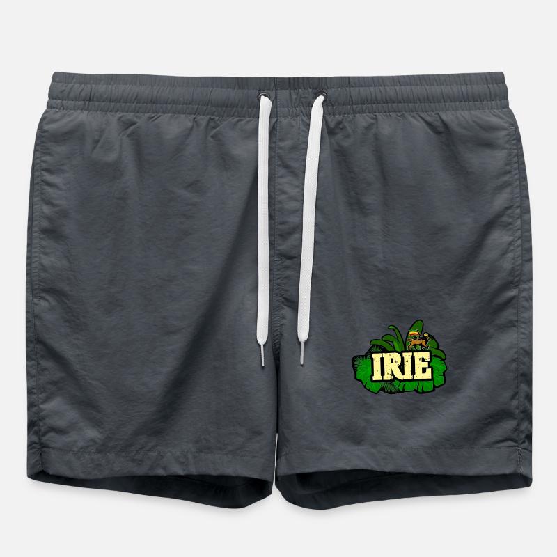 Reggae Irie - Swim Trunks - anthracite