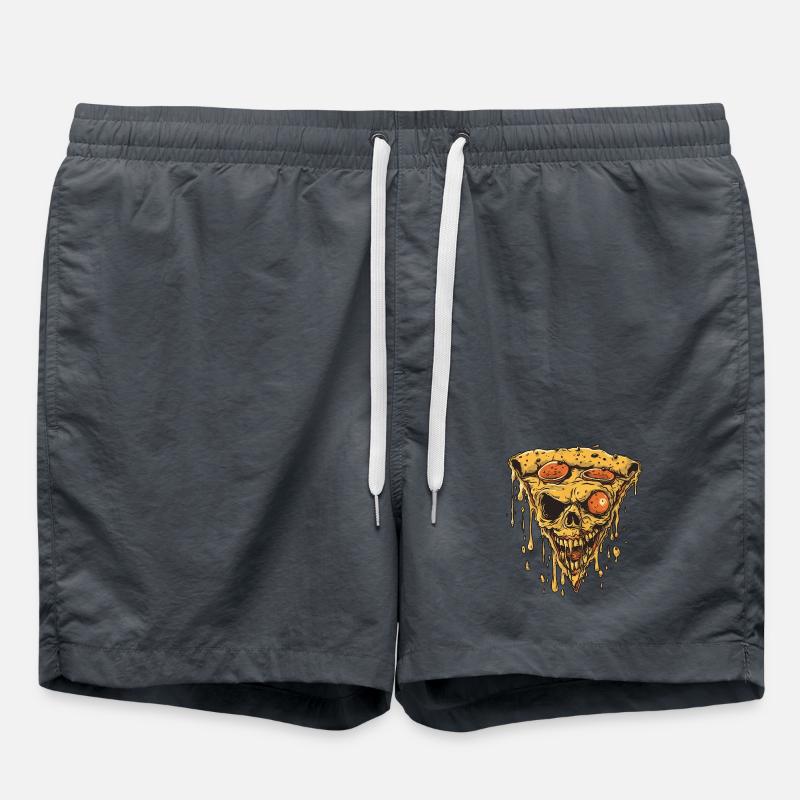 pizza_002 - Short de bain - charbon