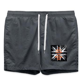 Gardez le calme Spook allumé - Short de bain - charbon - Devant - AI Model Male 185 light (185cm)