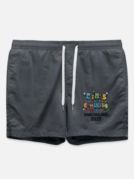 ABC-Gang – Einschulung 2025 - Badeshorts - Anthrazit