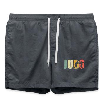 Judo - Short de bain - charbon - Devant - AI Model Male 185 light (185cm)
