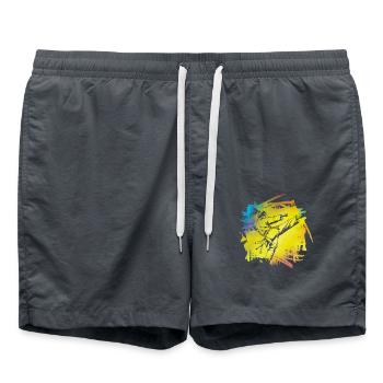 Karate - Badeshorts - Anthrazit - Vorne - AI Model Male 185 light (185cm)