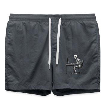 Totentanz - Badeshorts - Anthrazit - Vorne - AI Model Male 185 light (185cm)