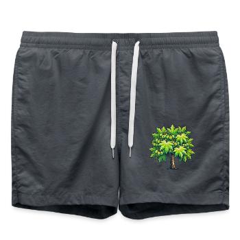 Feuille d’érable Érable Canadien Canada Nature - Short de bain - charbon - Devant - AI Model Male 185 light (185cm)
