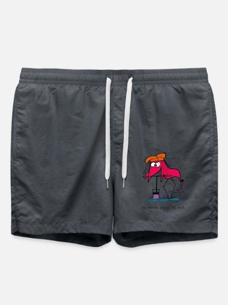 Je pompe donc je suis... - Short de bain - charbon