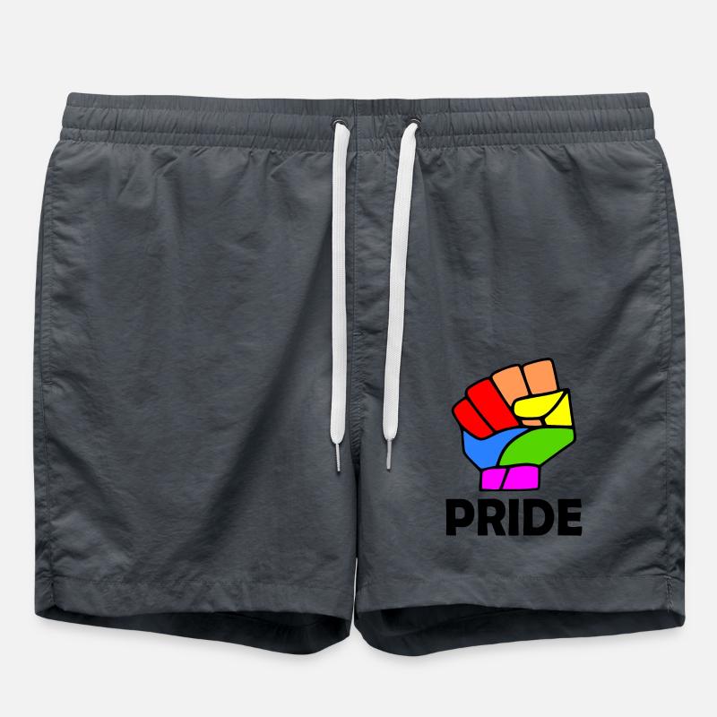 Pride - Badeshorts - Anthrazit