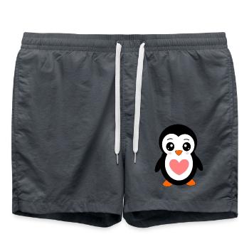 Cadeau Saint-Valentin Saint-Valentin - Short de bain - charbon - Devant - AI Model Male 185 light (185cm)