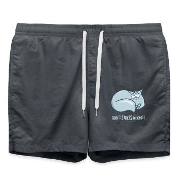 Chat sans stress - Short de bain - charbon - Devant - AI Model Male 185 light (185cm)