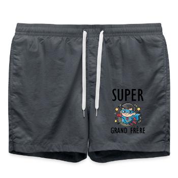 Super grand frere - Short de bain - charbon - Devant - AI Model Male 185 light (185cm)
