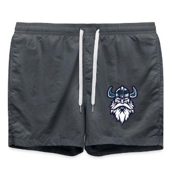 Wikinger - Badeshorts - Anthrazit - Vorne - AI Model Male 185 light (185cm)