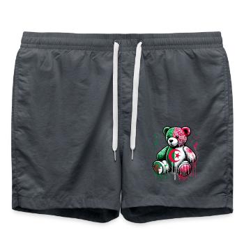 Ourson Dz Art - Short de bain - charbon - Devant - AI Model Male 185 light (185cm)