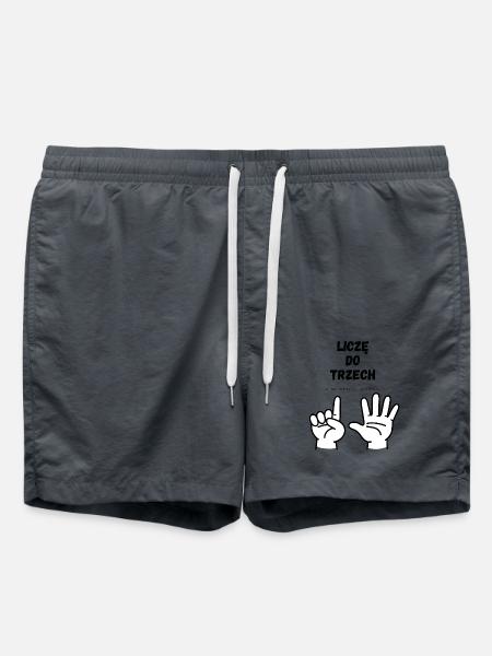 I'm counting to three - Swim Trunks - anthracite
