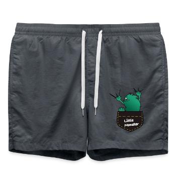 Monster 2 - Swim Trunks - anthracite - Front - AI Model Male 185 light (185cm)