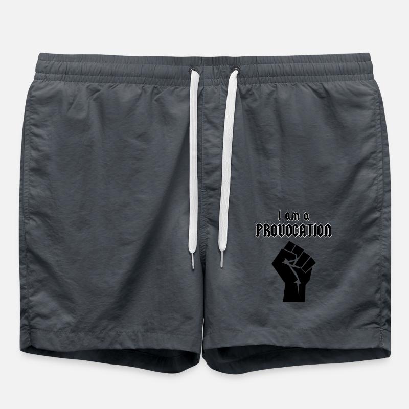 I am a Provocation - Swim Trunks - anthracite