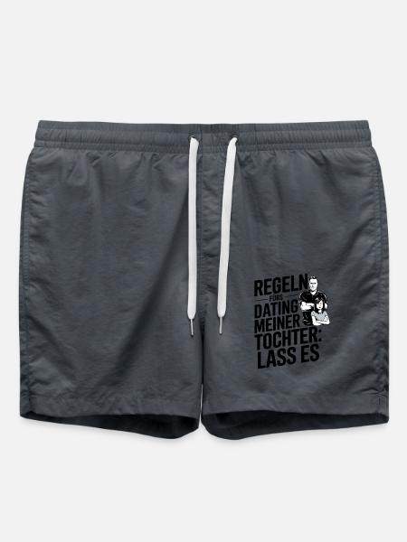 Overprotective dad - Swim Trunks - anthracite