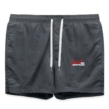 Limited Edition - Swim Trunks - anthracite - Front - AI Model Male 185 light (185cm)