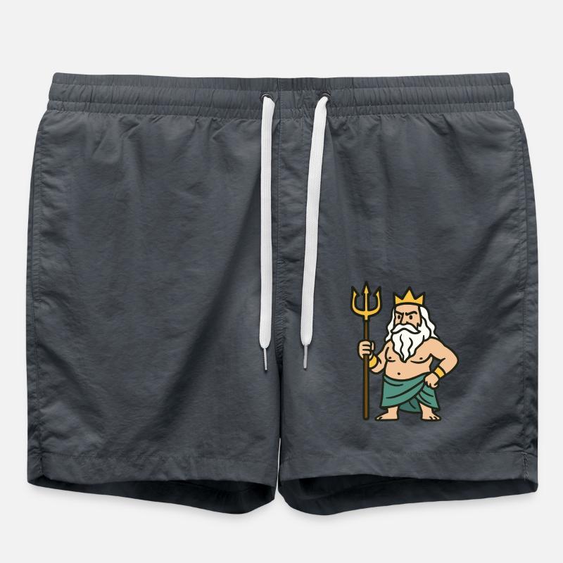 Poseidon Comic - Swim Trunks - anthracite