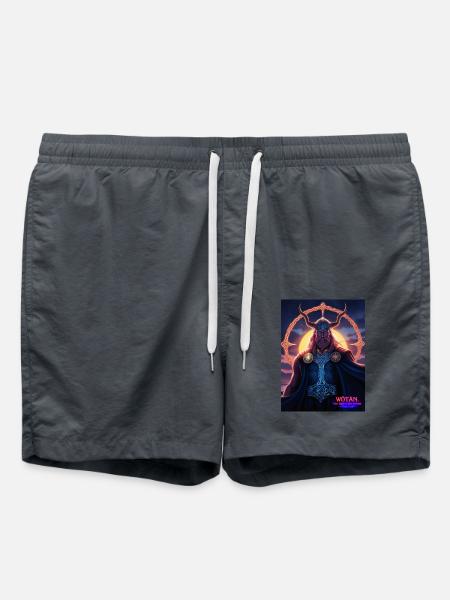 WOTAN - YOUR LIGHT IN YOUR DARKNESS - DARK SOUL - - Badeshorts - Anthrazit