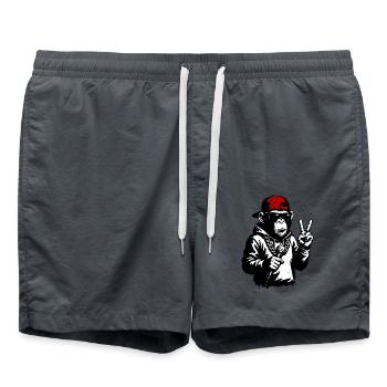 Singe cool - Short de bain - charbon - Devant - AI Model Male 185 light (185cm)