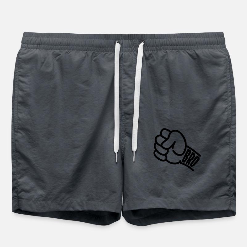 Bro - Swim Trunks - anthracite