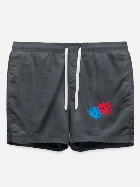2 sweet blobs - Swim Trunks - anthracite