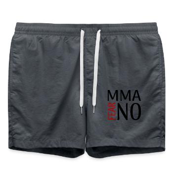 MMA Fight without Fear Fight with no Fear - Swim Trunks - anthracite - Front - AI Model Male 185 light (185cm)