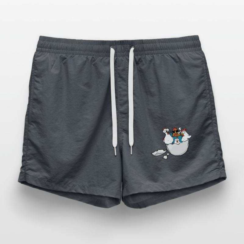 Eggshell Chickens Easter Eggs Poultry Poultry Swim Trunks