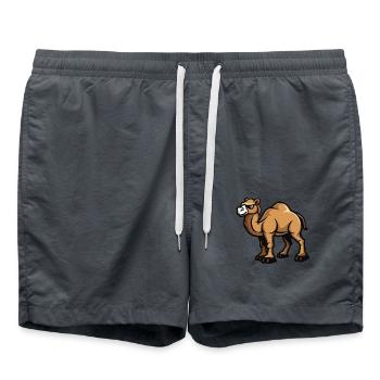 chameau - Short de bain - charbon - Devant - AI Model Male 185 light (185cm)
