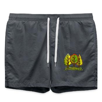Arbre - Short de bain - charbon - Devant - AI Model Male 185 light (185cm)