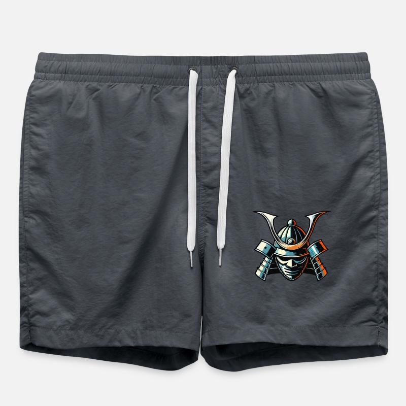 Samurai Mask - Swim Trunks - anthracite