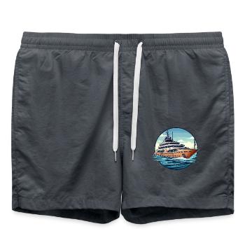 Super Yacht - Short de bain - charbon - Devant - AI Model Male 185 light (185cm)