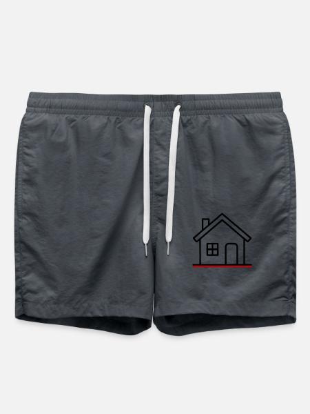 Haus Symbol - Badeshorts - Anthrazit
