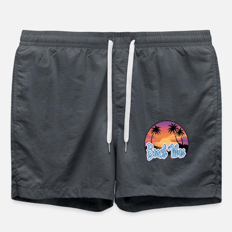 Sunset - Badeshorts - Anthrazit