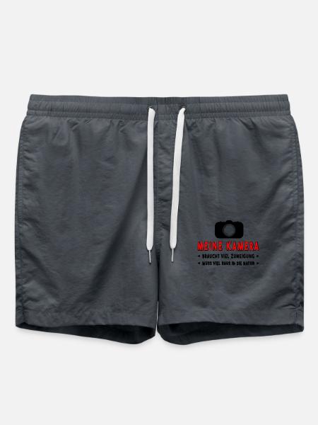 Kamera fotografieren - Badeshorts - Anthrazit