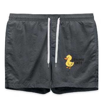 Canard préféré - Short de bain - charbon - Devant - AI Model Male 185 light (185cm)