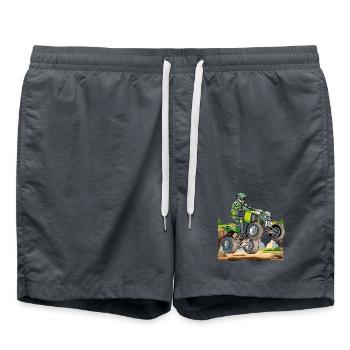 Motocross, quad tout-terrain - Short de bain - charbon - Devant - AI Model Male 185 light (185cm)