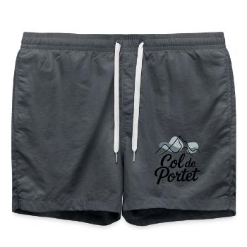 Col de Portet Cyclisme - Short de bain - charbon - Devant - AI Model Male 185 light (185cm)