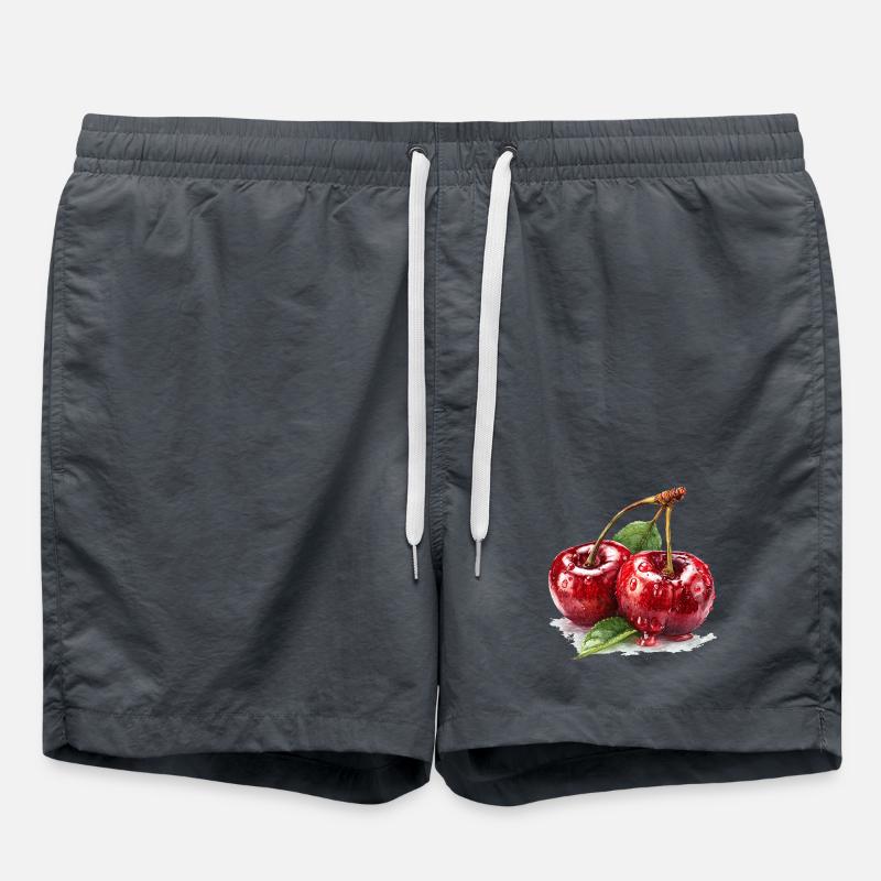 cerise - Short de bain - charbon