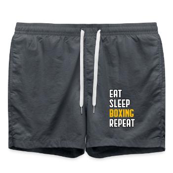 Mangez dormir Boxe Répétez - Short de bain - charbon - Devant - AI Model Male 185 light (185cm)