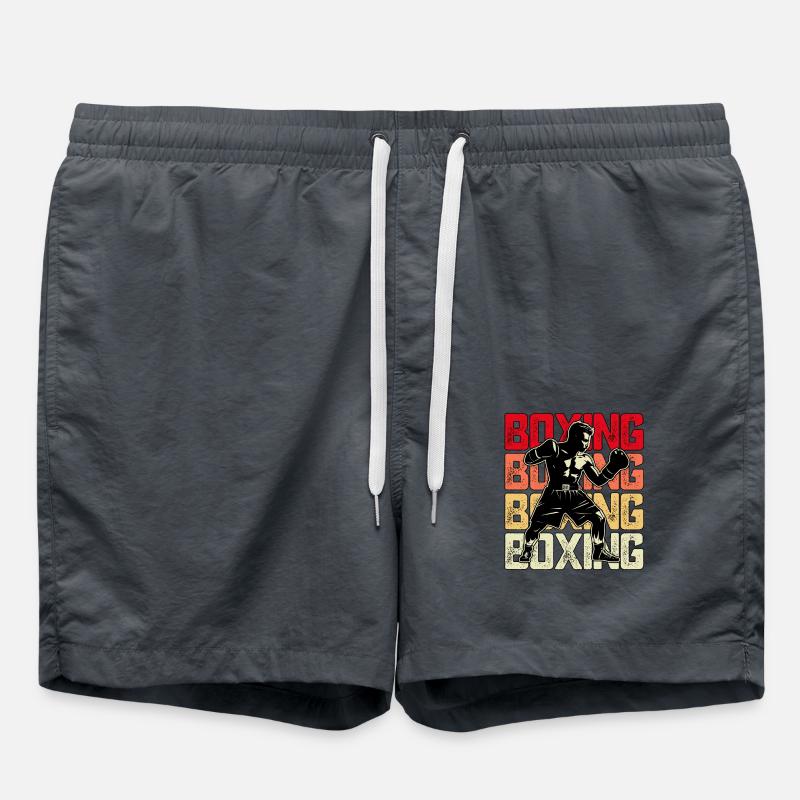 Boxe - Short de bain - charbon