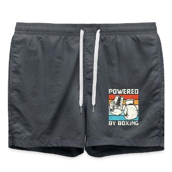 Propulsé par la boxe - Short de bain - charbon - Devant - AI Model Male 185 light (185cm)