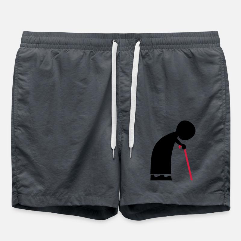 granny - Swim Trunks - anthracite